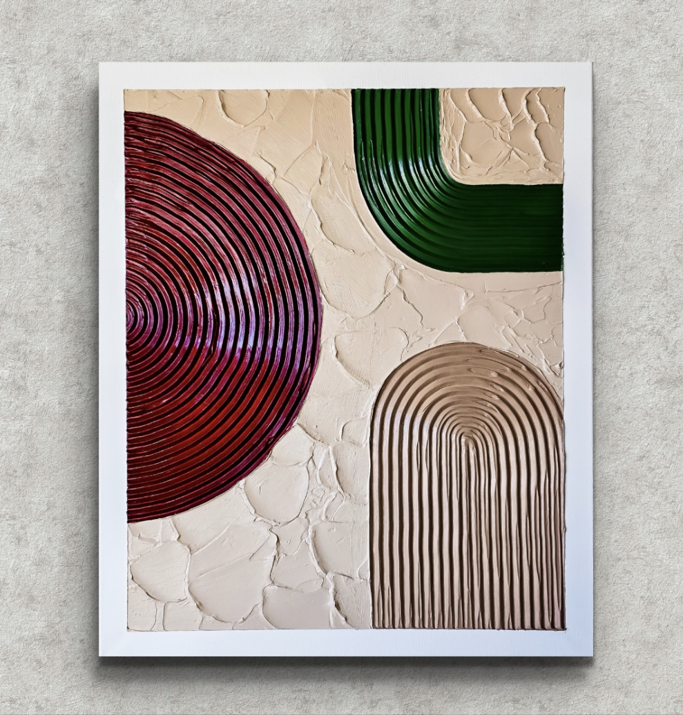 Chromatic Whirl 16 x 20 inches