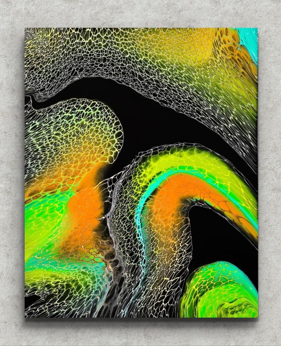Tidal Bloom 16 x 20 inches