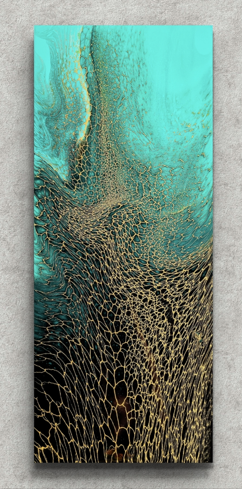 Radiant Ripples 16 x 40 inches