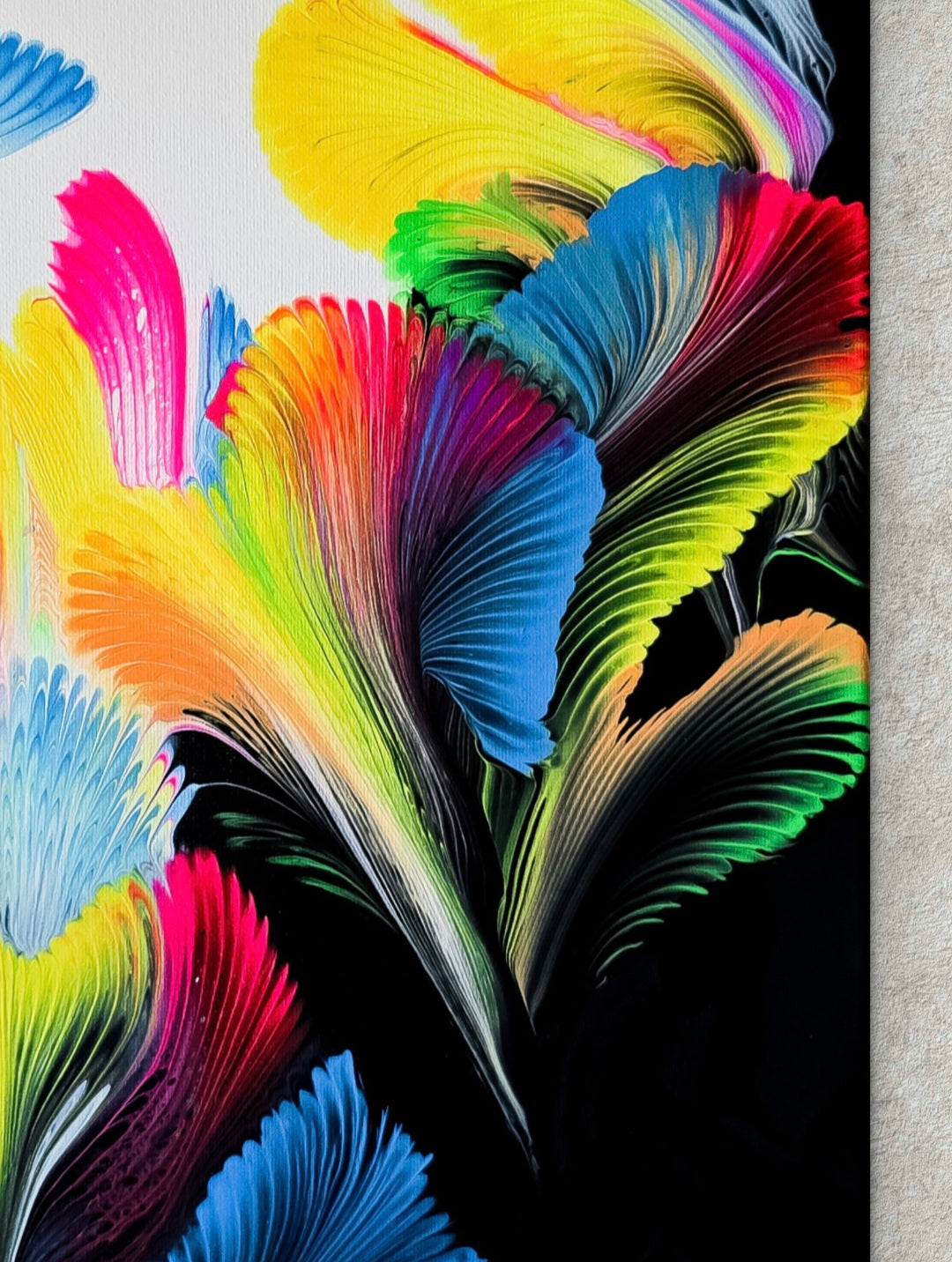 Neon Flare! 11x14 inches