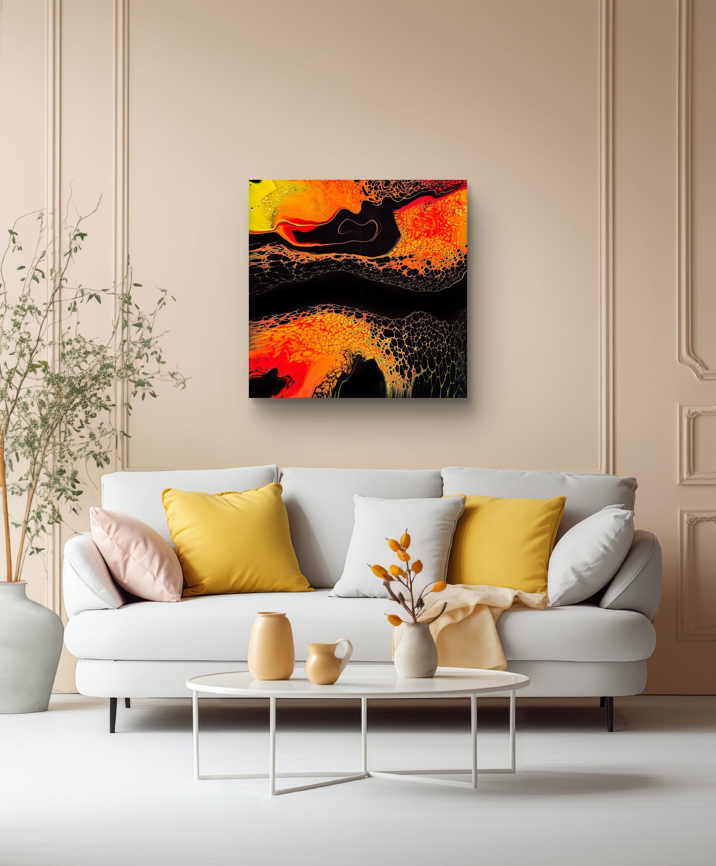 Lava Field 24 x 24 x 1.5 inches