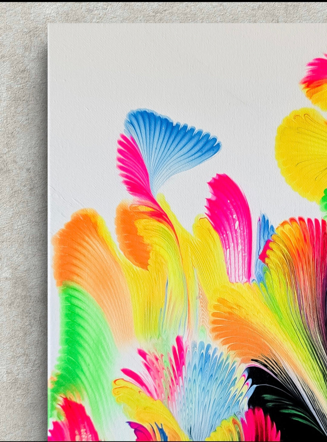 Neon Flare! 11x14 inches