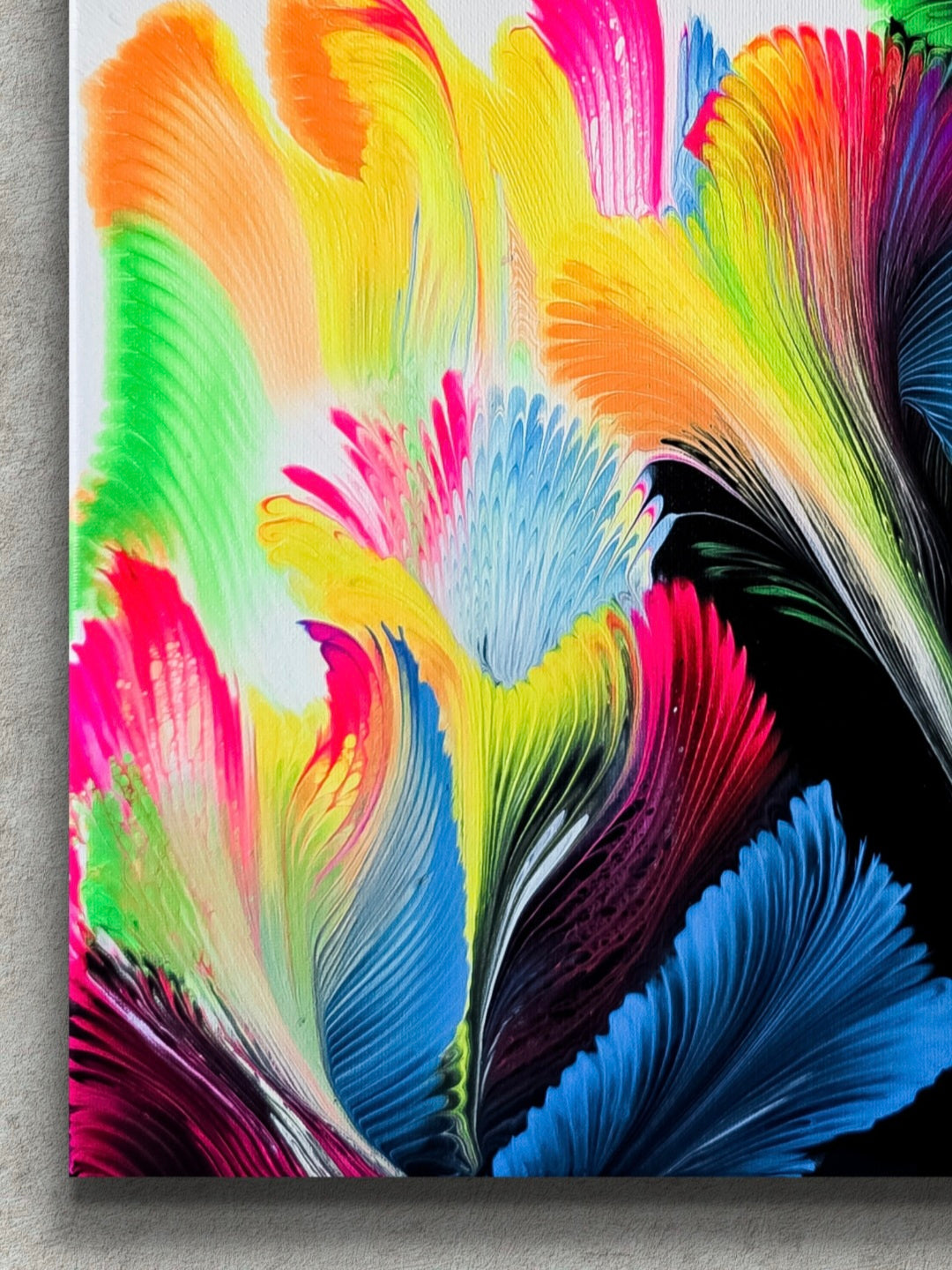 Neon Flare! 11x14 inches