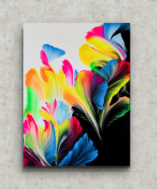 Neon Flare! 11x14 inches